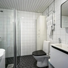 Апартаменты Forenom Serviced Apartments Espoo Tapiola ванная