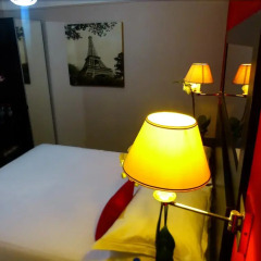 Отель Hôtel Tamaris 3* Стандартный номер с различными типами кроватей фото 7