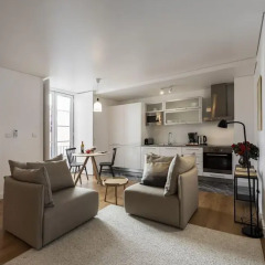 Апартаменты Lisbon Serviced Apartments Baixa Castelo Студия с различными типами кроватей фото 9