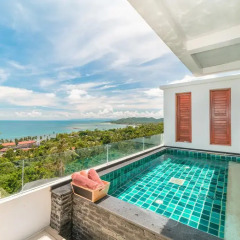 Отель Tropical Sea View Residence Таиланд, Самуи - отзывы, цены и фото номеров - забронировать отель Tropical Sea View Residence онлайн бассейн фото 3