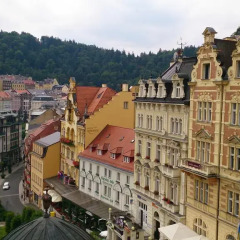 Отель Chebsky dvur - Egerlander Hof Чехия, Карловы Вары - отзывы, цены и фото номеров - забронировать отель Chebsky dvur - Egerlander Hof онлайн балкон