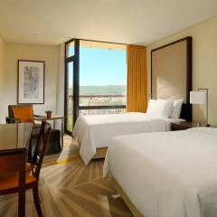 Отель Lisbon Marriott Hotel Португалия, Лиссабон - отзывы, цены и фото номеров - забронировать отель Lisbon Marriott Hotel онлайн комната для гостей фото 4