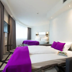 Отель Scandic Berlin Kurfürstendamm 4* Улучшенный номер с разными типами кроватей фото 11