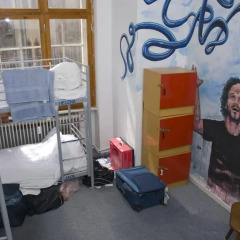 Rixpack Hostel Neukölln Кровать в общем номере с двухъярусной кроватью фото 15