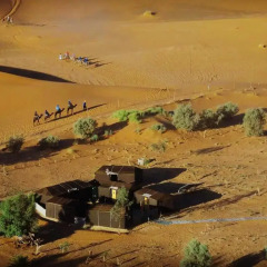 Отель Fayou Camp Desert Марокко, Мерзуга - отзывы, цены и фото номеров - забронировать отель Fayou Camp Desert онлайн приотельная территория фото 2