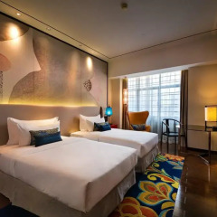 Baiyun Hotel Guangzhou 4* Представительский номер с различными типами кроватей фото 5