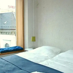 Отель Bryggen Panorama Suites Берген комната для гостей