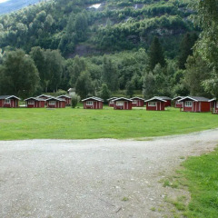 Отель Folven Adventure Camp Стандартный номер с двуспальной кроватью (общая ванная комната)