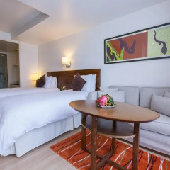 Отель Oakwood Residence Sukhumvit 24, Bangkok 4* Улучшенная студия с различными типами кроватей фото 9