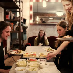Отель Pars Teatro Hostel Испания, Барселона - отзывы, цены и фото номеров - забронировать отель Pars Teatro Hostel онлайн питание фото 2