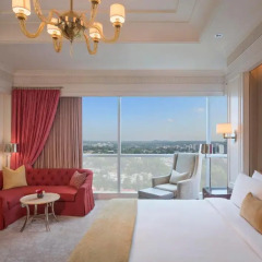 Отель The St. Regis Singapore 5* Номер Делюкс с различными типами кроватей фото 3