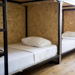 Aykibom Hostel сейф в номере