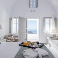 Отель Aqua Luxury Suites Люкс с различными типами кроватей фото 23