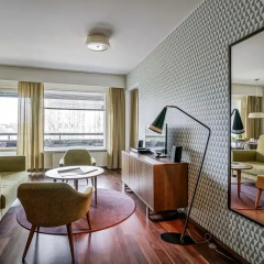 Апартаменты Forenom Serviced Apartments Espoo Tapiola комната для гостей