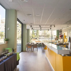 Отель Aura Park Fira Barcelona Апартаменты Премиум с различными типами кроватей фото 8