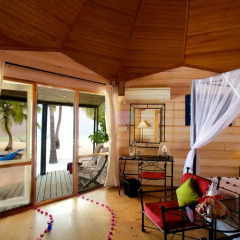 Отель Kuredu Island Resort 4* Вилла с различными типами кроватей фото 4