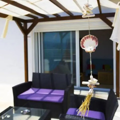 Отель Salonikiou Beach Deluxe Apartments Греция, Аристотелес - отзывы, цены и фото номеров - забронировать отель Salonikiou Beach Deluxe Apartments онлайн интерьер отеля