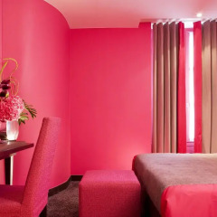 Отель Hôtel Courcelles Étoile 3* Стандартный номер с различными типами кроватей фото 2