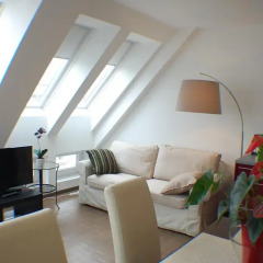 Апартаменты Alga Apartments am Westbahnhof комната для гостей фото 3