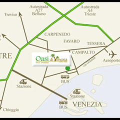 Отель B&B Oasi di Venezia городской автобус