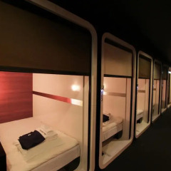 Отель First Cabin Tsukiji Капсула в мужском общем номере фото 2