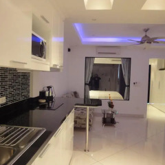 Отель Vtsix Condo Service at View Talay Condo Студия с различными типами кроватей фото 5