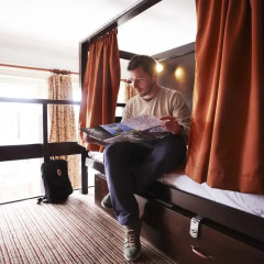 Отель Palmers Lodge Swiss Cottage Кровать в общем номере фото 7