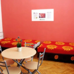 Budapest Budget Hostel Стандартный номер с различными типами кроватей (общая ванная комната) фото 16