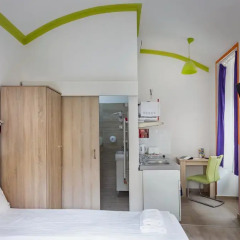 Отель Amber Gardenview Studios Студия с различными типами кроватей фото 18