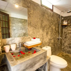 Отель An Bang Sunrise Beach Bungalow 3* Бунгало с различными типами кроватей фото 6