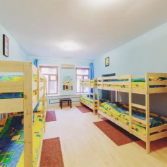 Мини-Отель Компас Кровать в мужском общем номере с двухъярусной кроватью фото 4