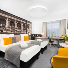 Отель Mercure Budapest City Center 4* Улучшенный номер с различными типами кроватей фото 2