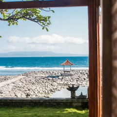 Отель Relax Beach Resort Candidasa пляж