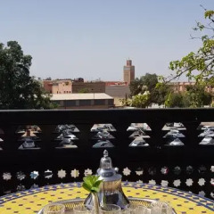 Отель Riad & Spa Bahia Salam Марокко, Марракеш - отзывы, цены и фото номеров - забронировать отель Riad & Spa Bahia Salam онлайн балкон