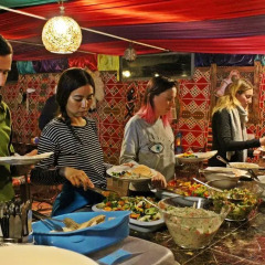 Отель Seven Wonders Bedouin Camp Иордания, Вади-Муса - отзывы, цены и фото номеров - забронировать отель Seven Wonders Bedouin Camp онлайн питание фото 2