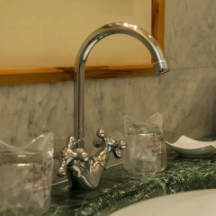 Отель Gasthof Kohlern Горнолыжный курорт Ортлер ванная