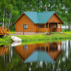 Гостиница База Отдыха Заозерье в Пушкинских Горах отзывы, цены и фото номеров - забронировать гостиницу База Отдыха Заозерье онлайн Пушкинские Горы приотельная территория