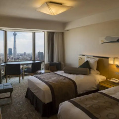 Asakusa View Hotel 4* Улучшенный номер с различными типами кроватей фото 3