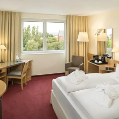 Отель NH Dresden Neustadt 4* Стандартный номер разные типы кроватей фото 3