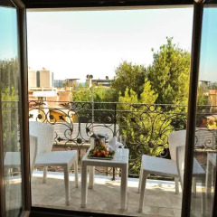 Отель Albinas Old City Номер Делюкс разные типы кроватей фото 5