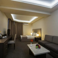 Отель Aviatrans 4* Семейный номер Делюкс разные типы кроватей фото 5