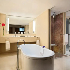 Отель Jumeirah Frankfurt 5* Люкс с различными типами кроватей фото 7