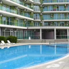Отель Solmarin Apartcomplex Болгария, Солнечный берег - отзывы, цены и фото номеров - забронировать отель Solmarin Apartcomplex онлайн бассейн