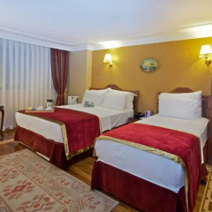 Amber Hotel 4* Стандартный семейный номер с двуспальной кроватью фото 7