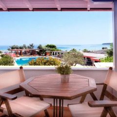 Отель Antigoni Beach Resort 4* Стандартный номер двуспальная кровать фото 2