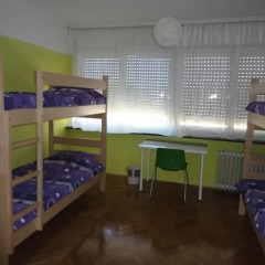 Zagreb Soul Hostel Кровать в общем номере с двухъярусной кроватью фото 7