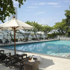 Отель Shangri-la Bangkok 5* Стандартный номер с различными типами кроватей фото 6