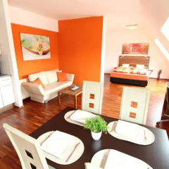 Апартаменты Royal Living Apartments Студия Делюкс с различными типами кроватей фото 3