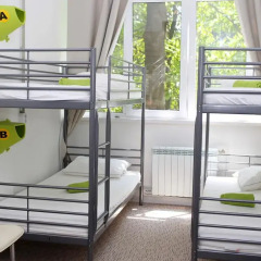 Hostel Chemodan Кровать в общем номере с двухъярусной кроватью фото 3