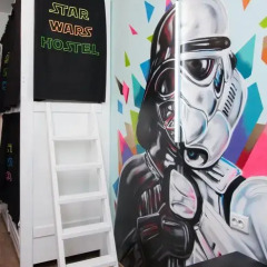 Star Wars Hostel Кровать в мужском общем номере с двухъярусной кроватью фото 16